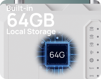 64GB Local Storage Built-in